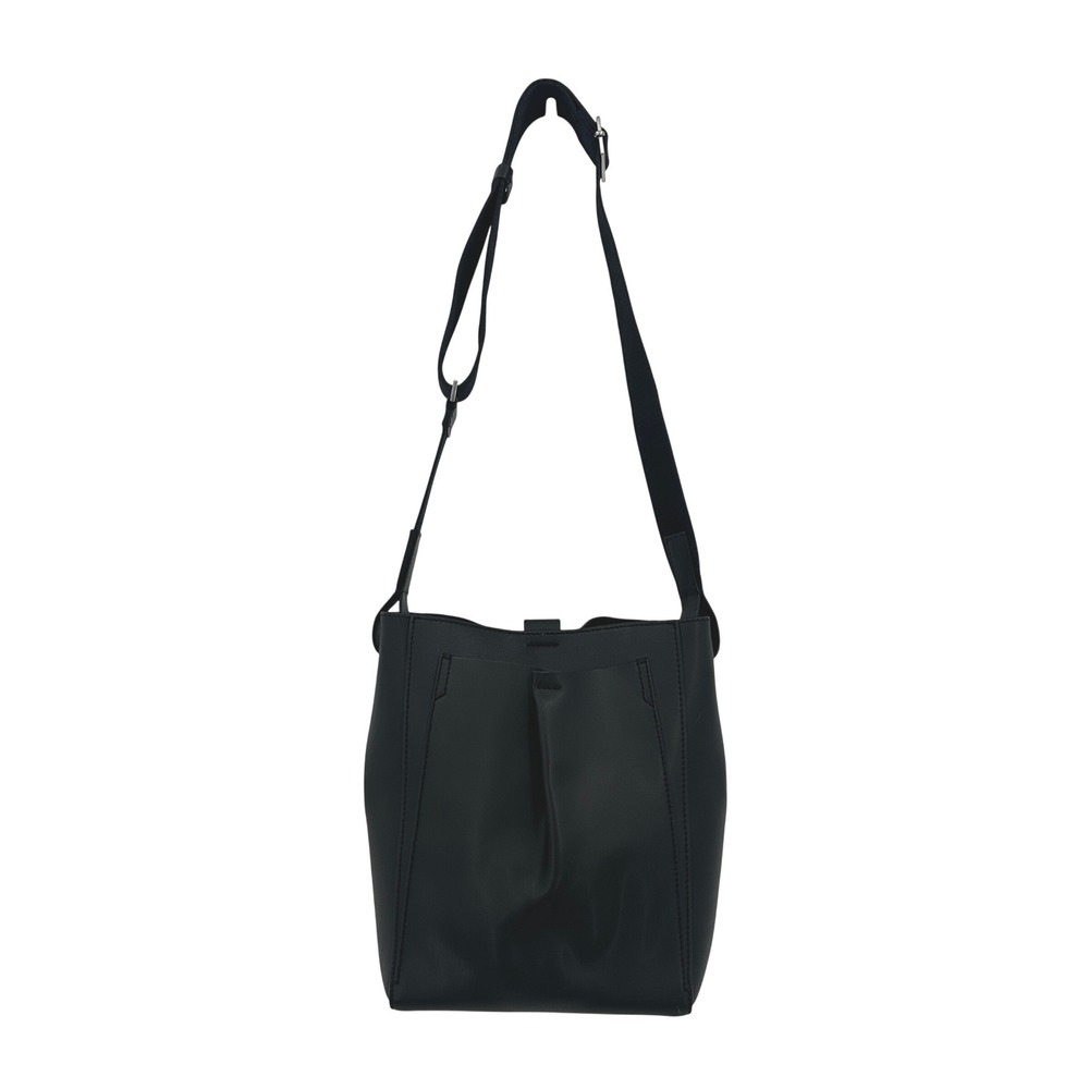 Everlane Mini Studio Bag Black Leather Crossbody Shoulder Bag Adjustable Strap - Picture 2 of 9
